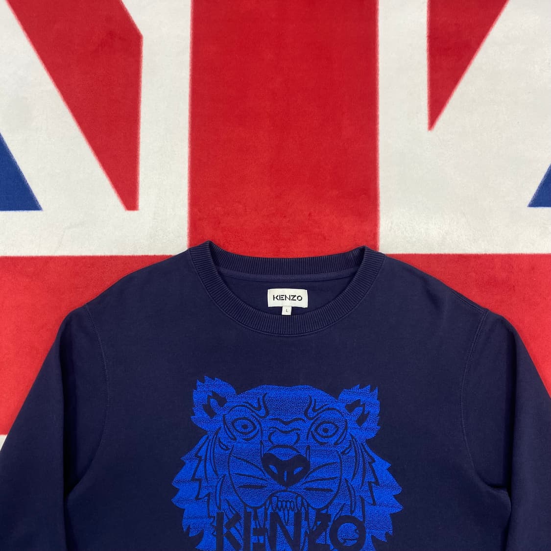 겐조 타이거 자수 맨투맨 L 상품이미지3