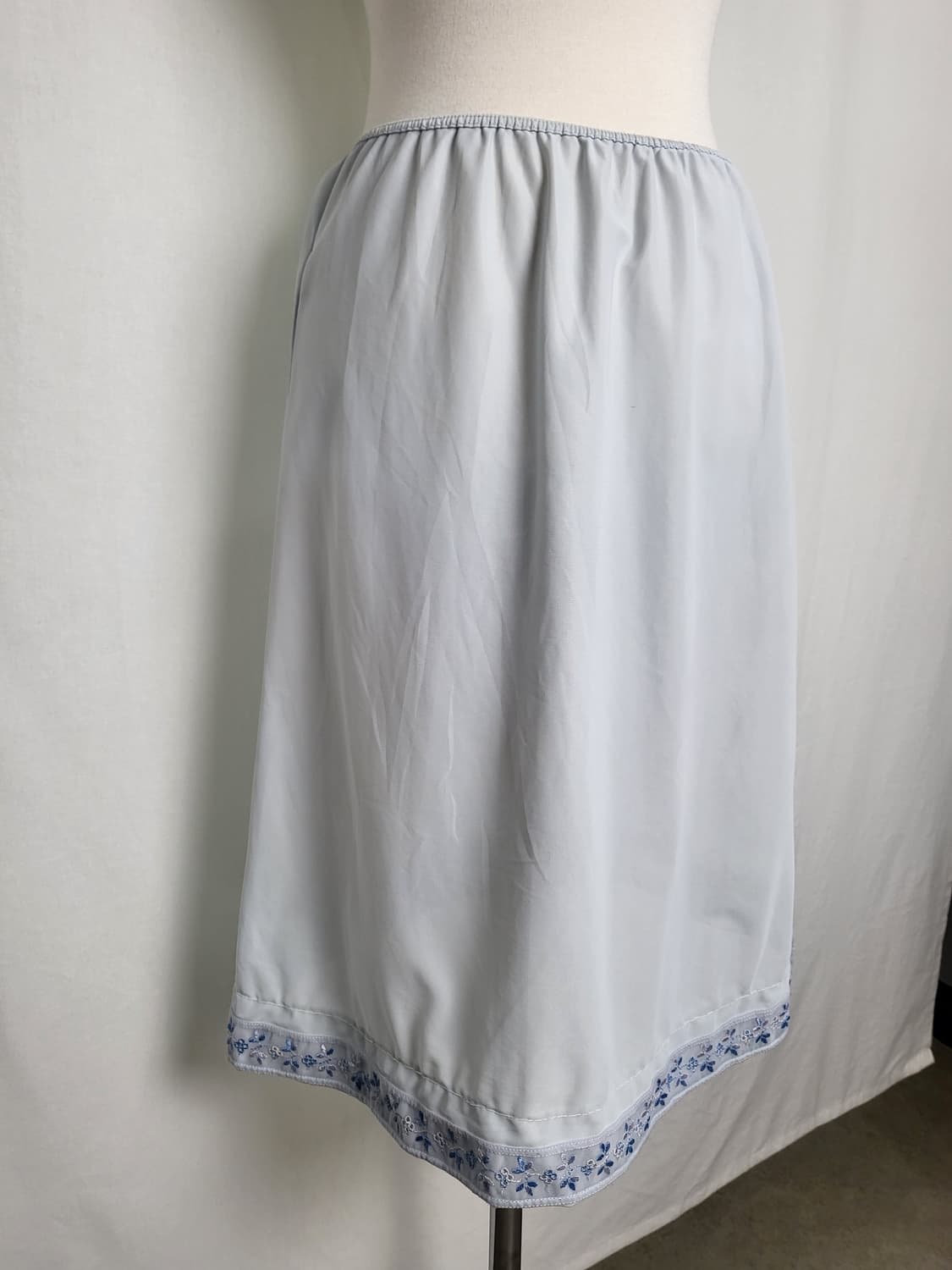 빈티지 스카이 슬립 스커트 상품이미지2