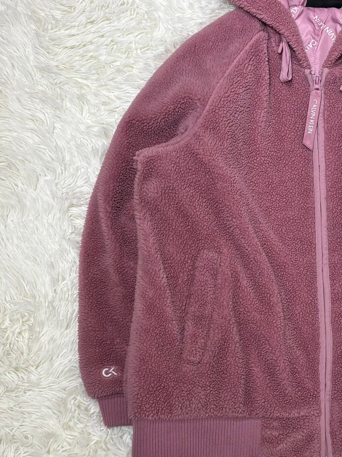 캘빈클라인 퍼포먼스 후드 후리스 집업 상품이미지6