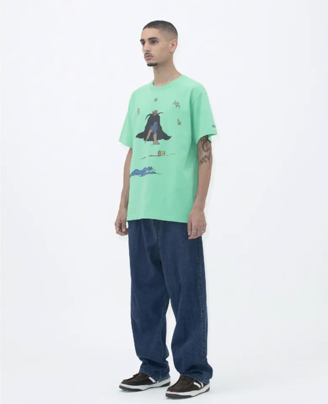 예스아이씨 PJW Muder Tee Light Green S 상품이미지5