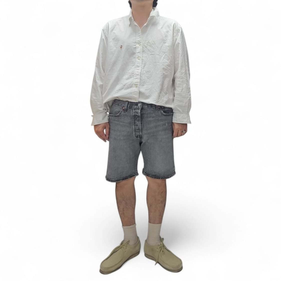 리바이스 501 데님 쇼츠 반바지 34 M0249 상품이미지2