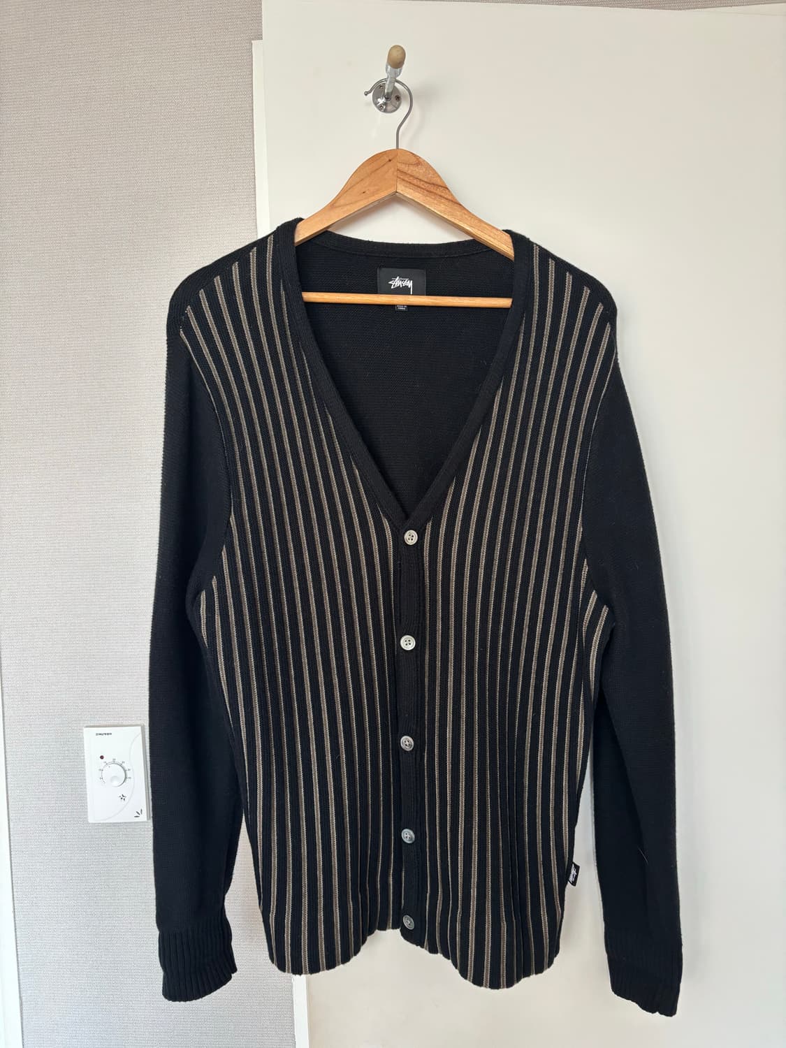[s] 스투시 스트라이프 니트 가디건 상품이미지1