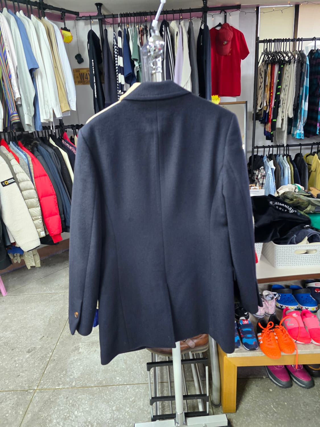 티아이포맨 네이비 캐시미어 코트 (1335) 상품이미지2