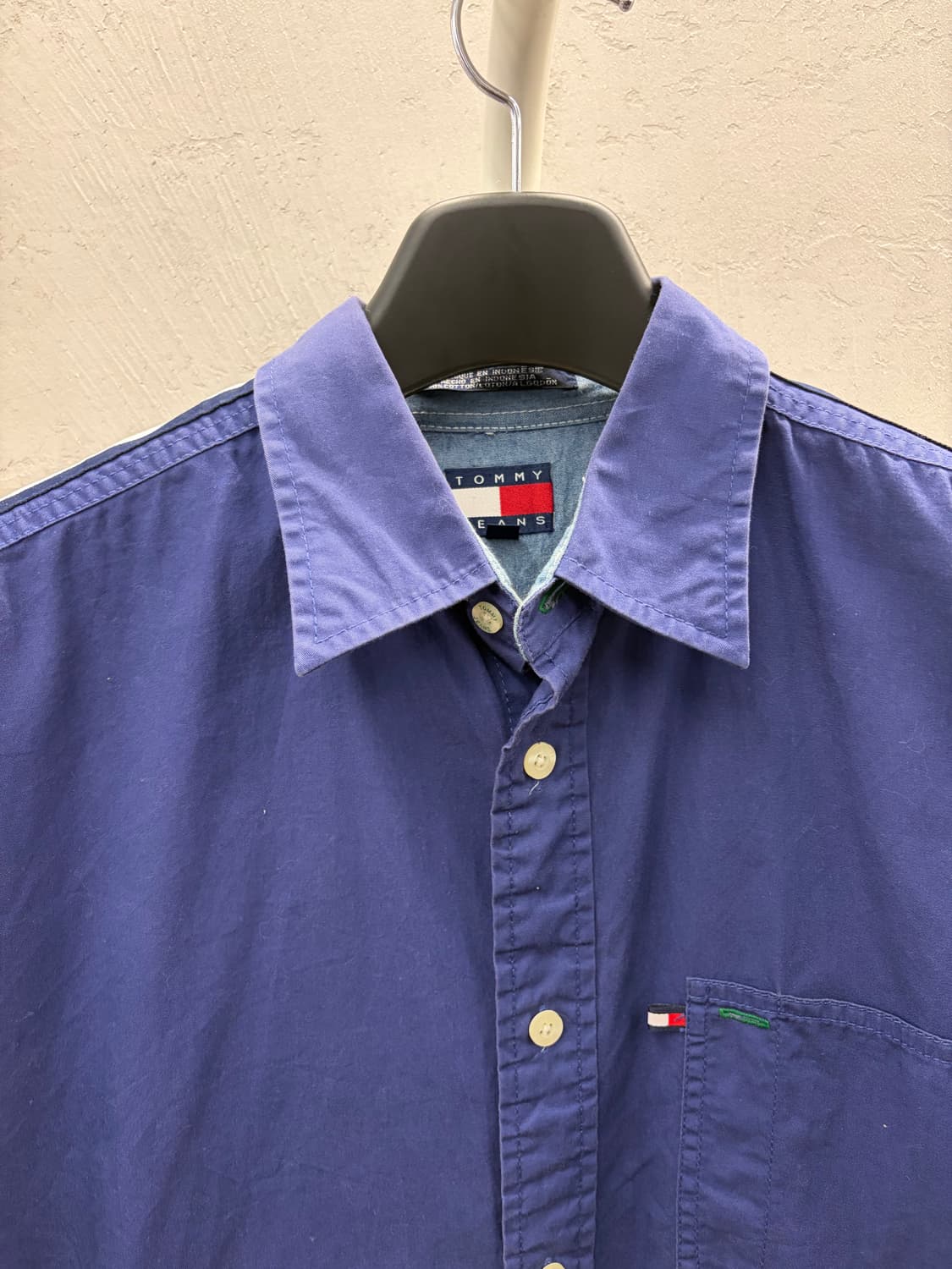 타미힐피거 네이비 셔츠 M/M 상품이미지3