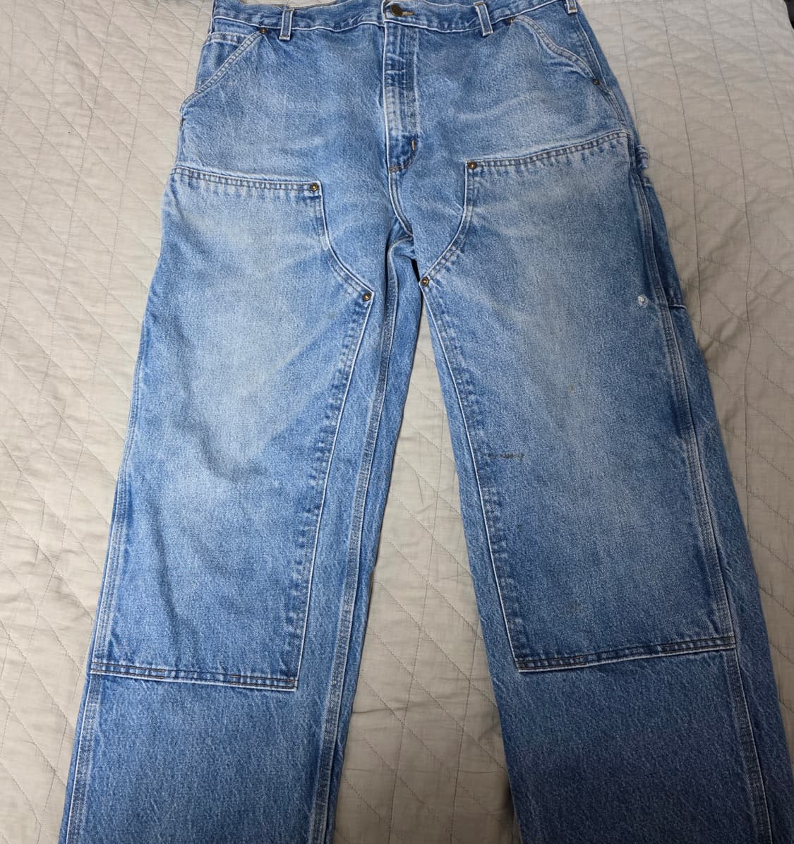 [38X32] 00s 칼하트 더블니 B73 DST 데님팬츠 굿컨디B-11 상품이미지1