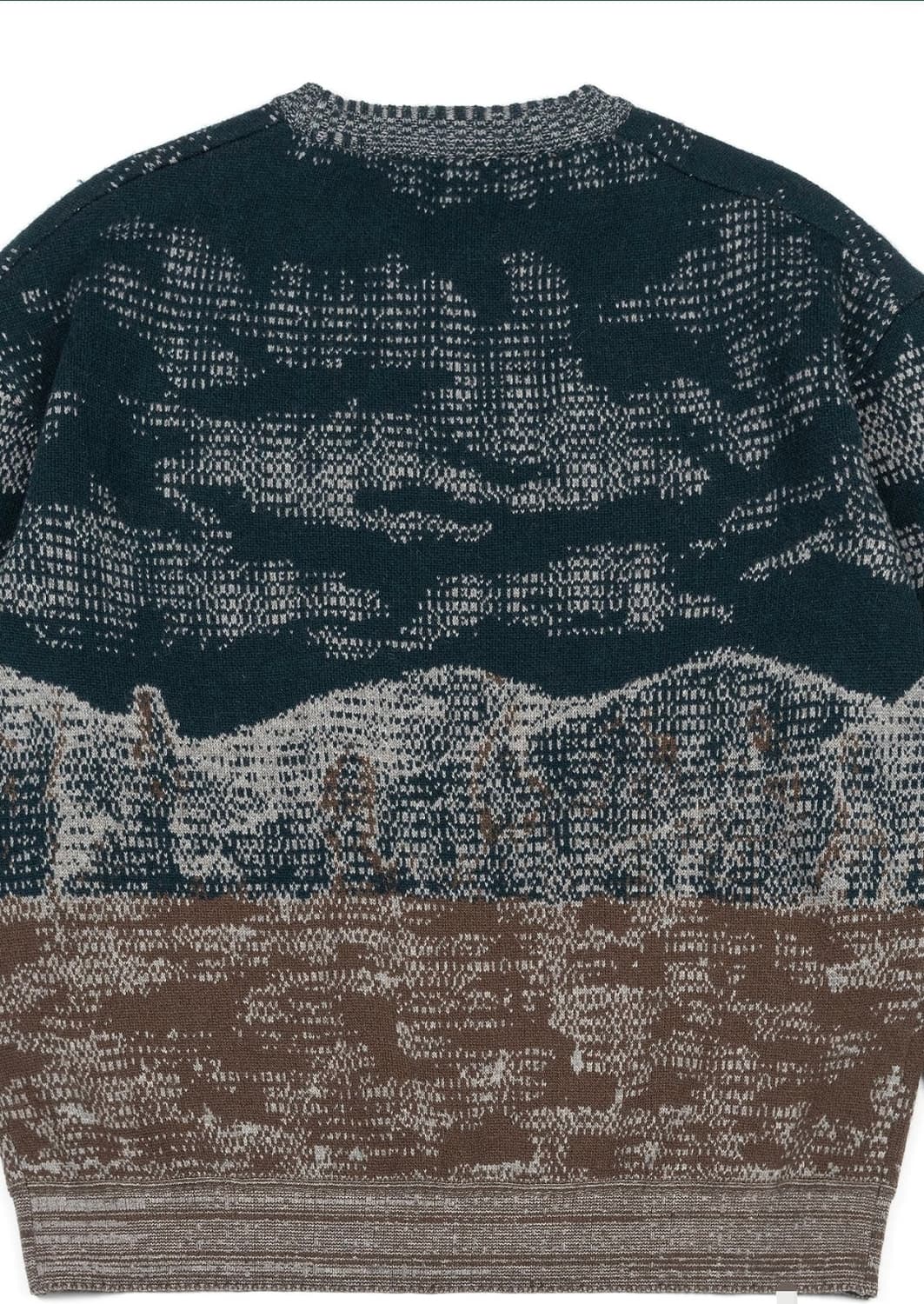 이외들 밤의 길잡이 자카드 니트 네이비 1사이즈 새제품 상품이미지7