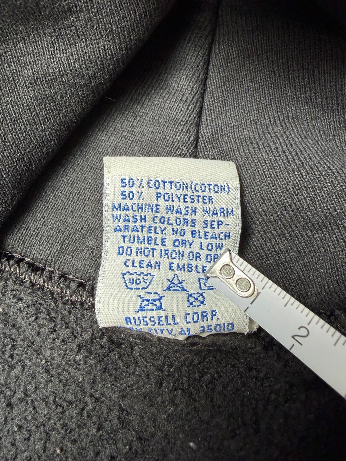 90s Russell Hoodie (black) 상품이미지4