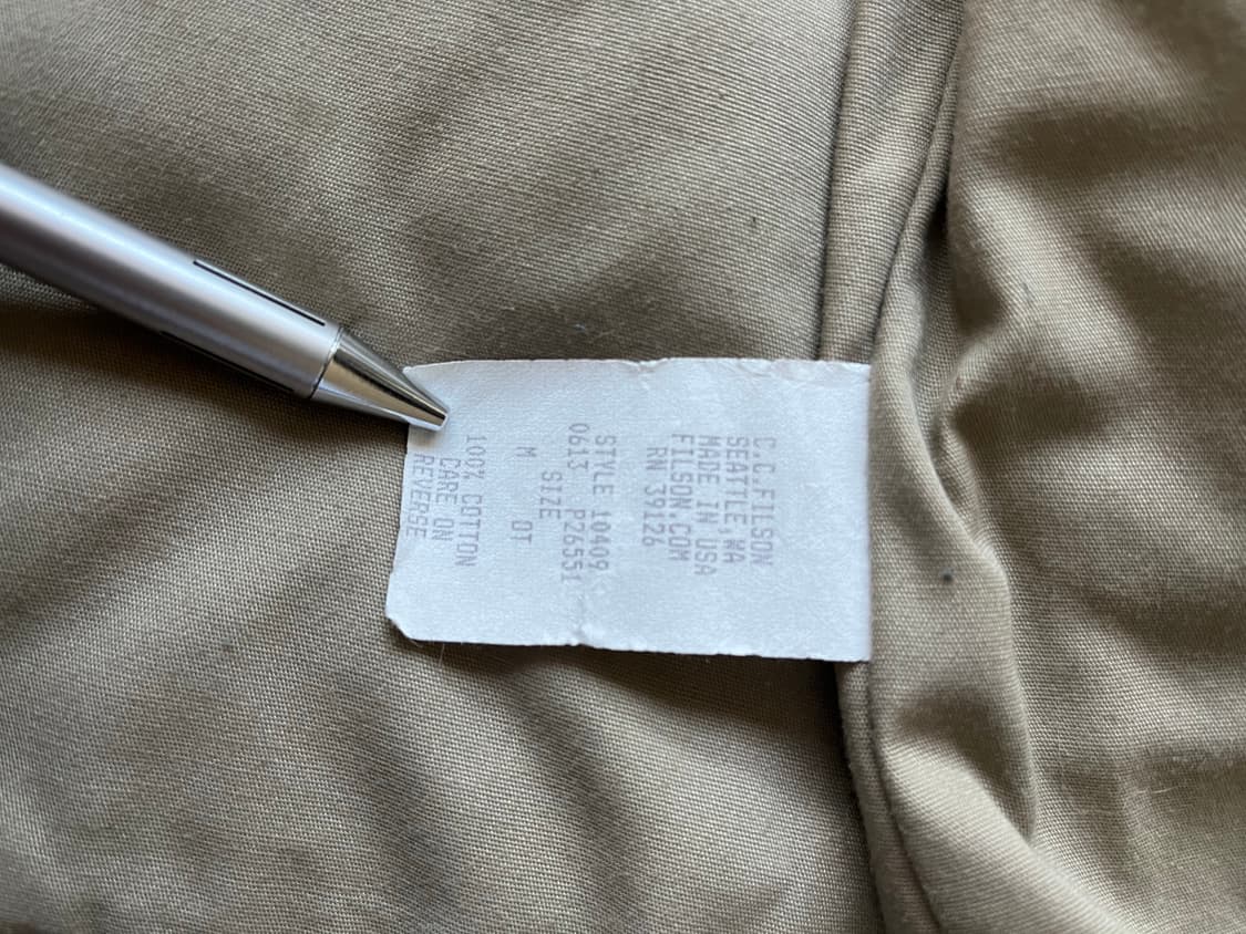 필슨 왁스드 필드 자켓 (100-105) 상품이미지8