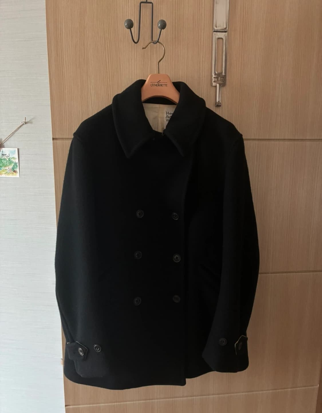 Violet Buffalo Wallows 블랙 피코트 M 상품이미지1