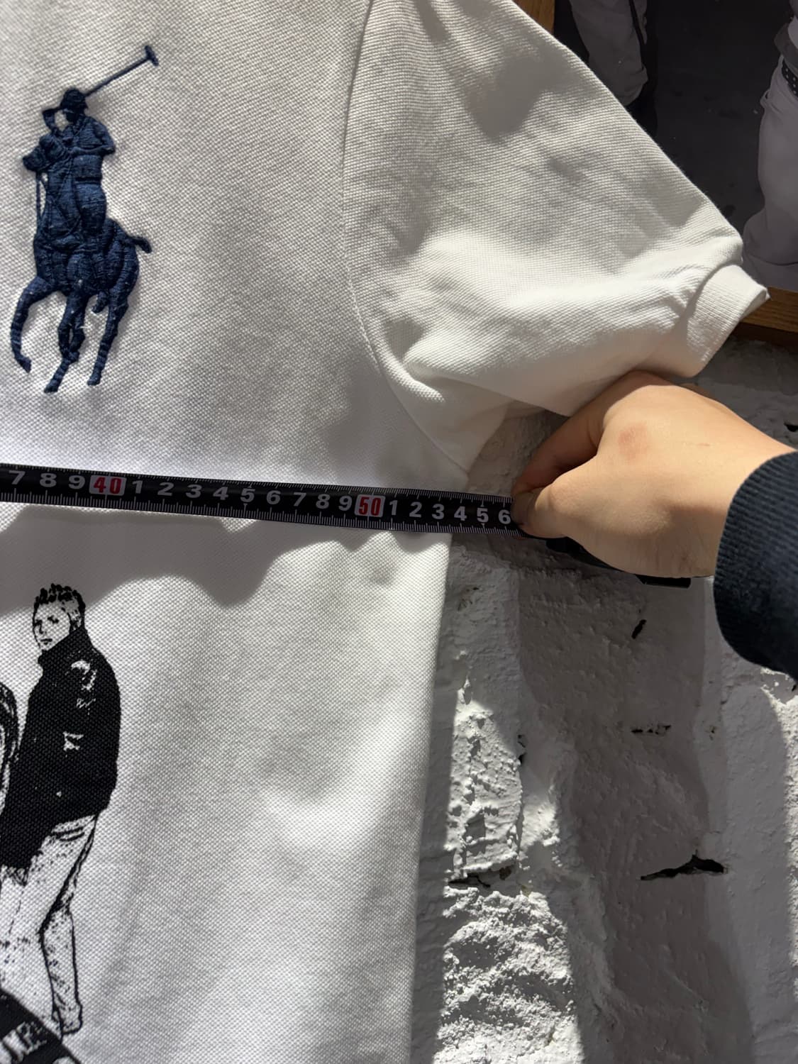 폴로 빅포니 USA 성조기 커스텀 카라 반팔티셔츠 상품이미지8