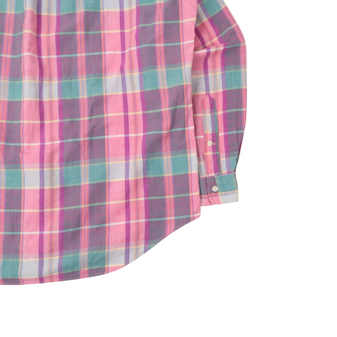 90s 폴로 랄프로렌 BLAIRE 마드라스 체크 셔츠 상품이미지7