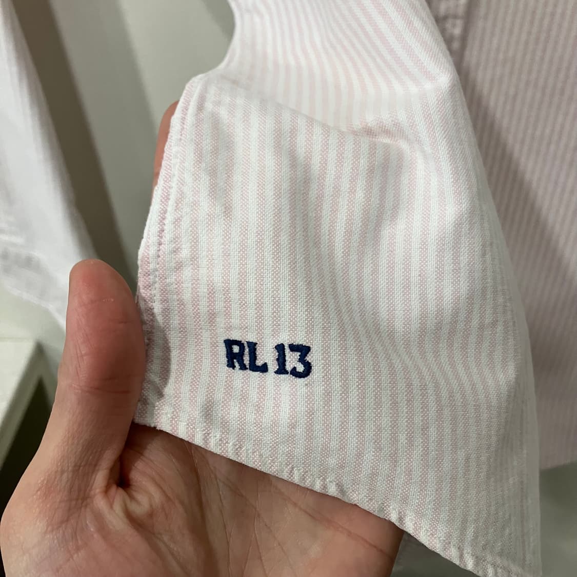 120 폴로 옥스포트 스트라이프 베어 셔츠 상품이미지3