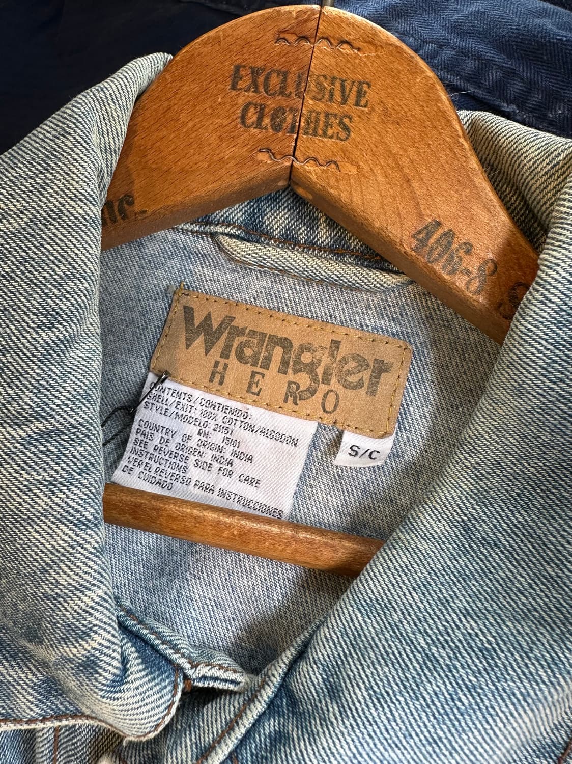 랭글러 패치워크 커스텀 데님 트러커 자켓 상품이미지9