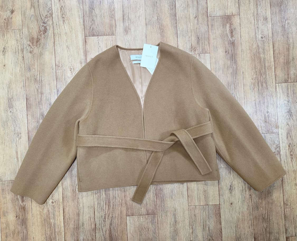 베뉴엣(BENUET) 캐시울 have 해브 코트 프리사이즈 새상품 상품이미지5