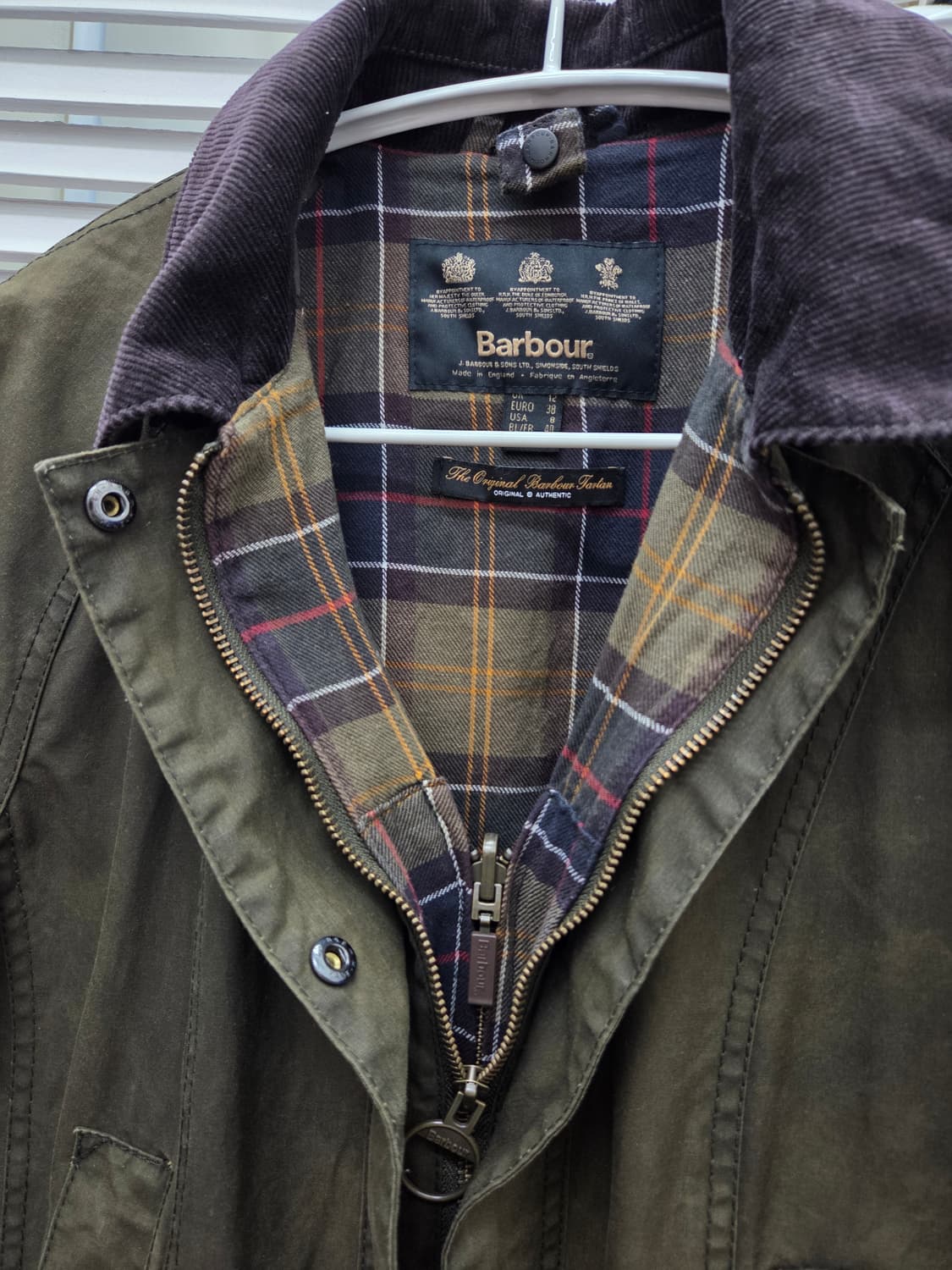 바버 비드넬 왁스 코튼 자켓 상품이미지3