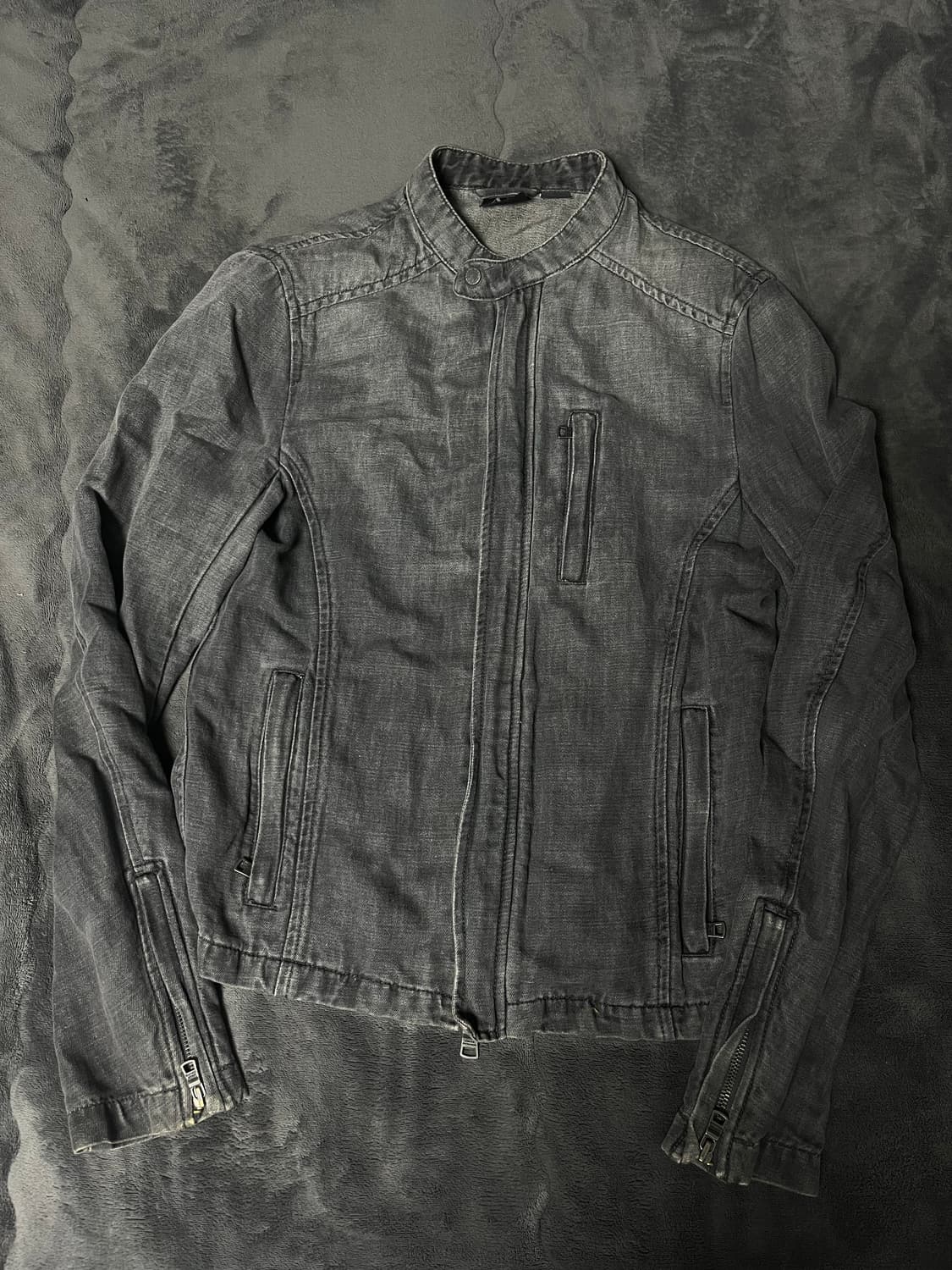 아르마니 A/X싱글 라이더 2way 데님자켓 S 상품이미지1