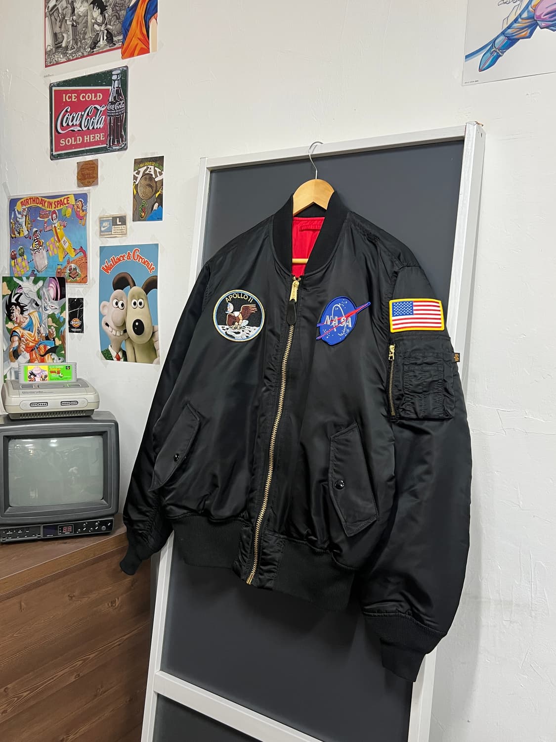 알파 인더스트리 NASA 나사 ma-1 리버시블 항공점퍼 상품이미지1