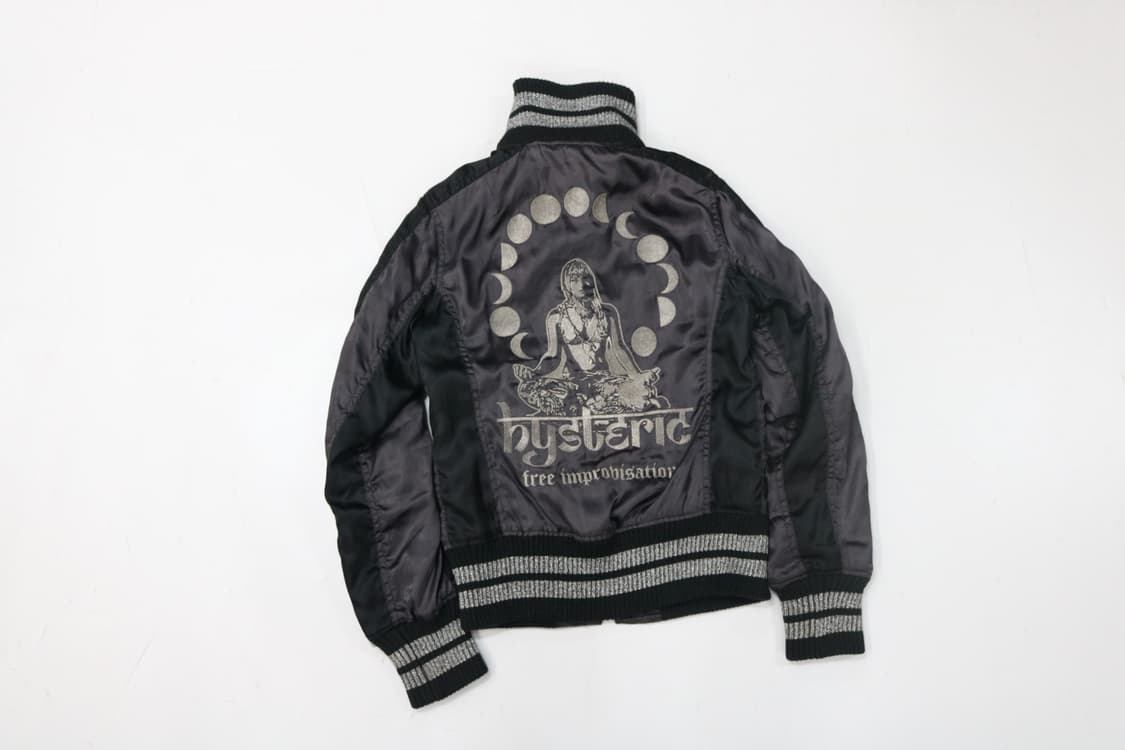 히스테릭글래머 문 걸 자수 집업 져지 상품이미지2