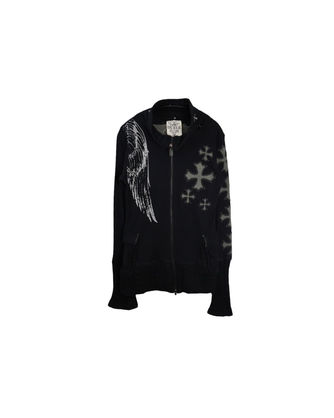 Durer Angel Wing Gothic Cross zip up 상품이미지5