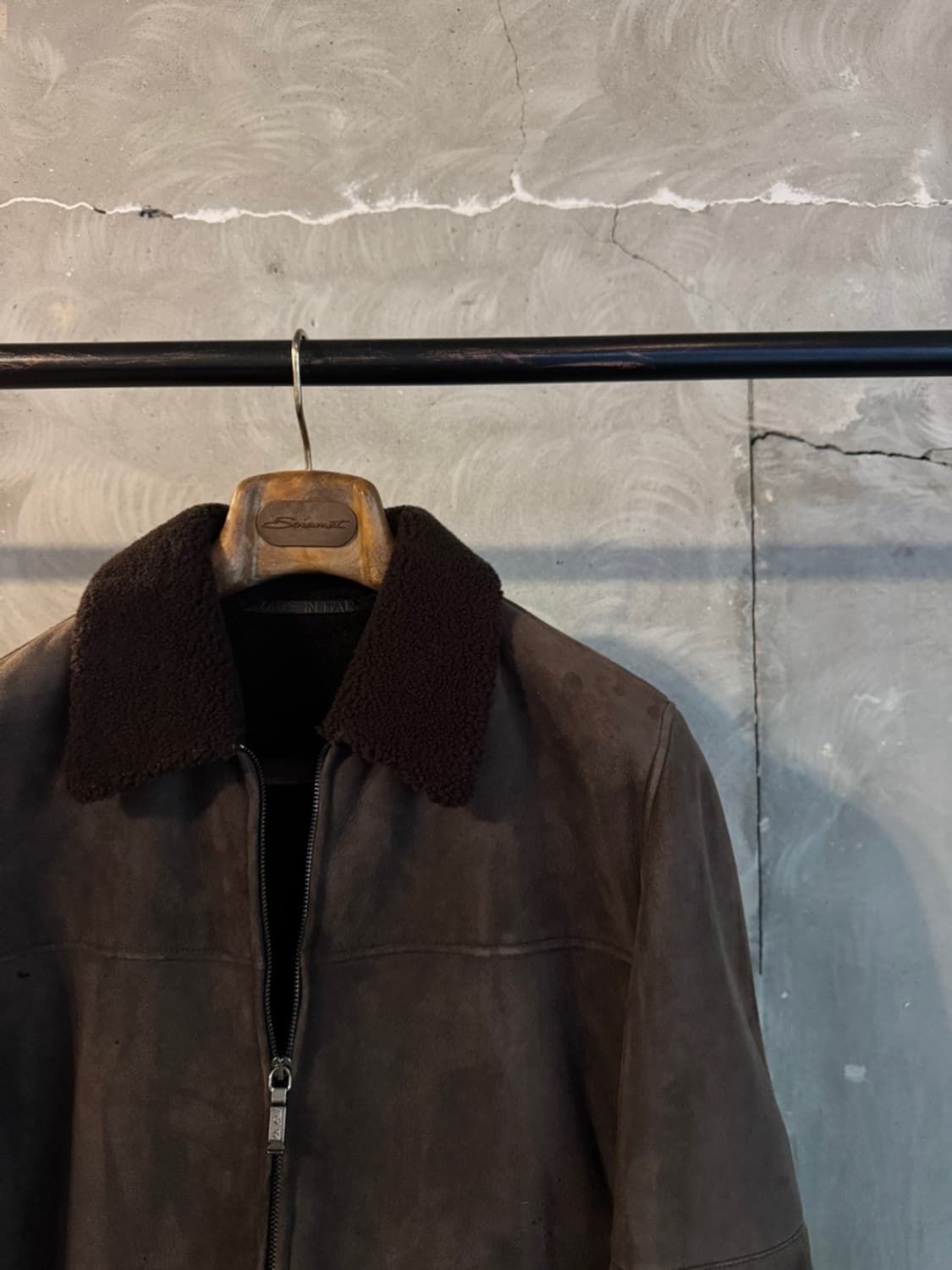 로로피아나 시어링 레더 자켓 100 상품이미지9