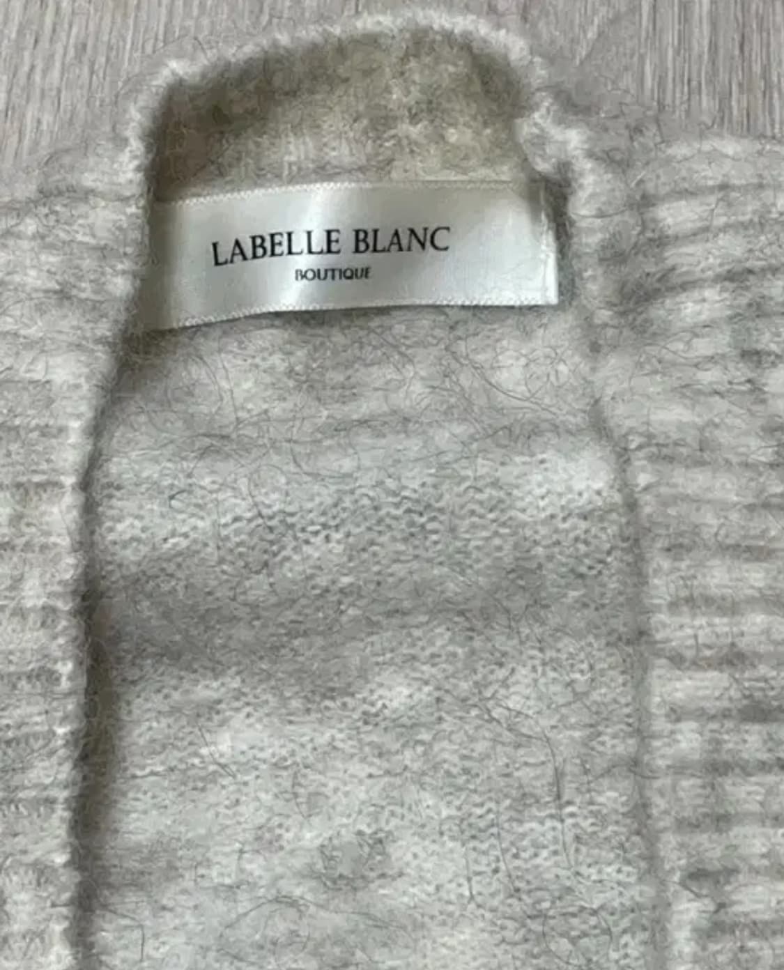 라벨르블랑 세트 모헤어가디건 니트치마 캐시미어스커트 보브 머메이드 미디 상품이미지8