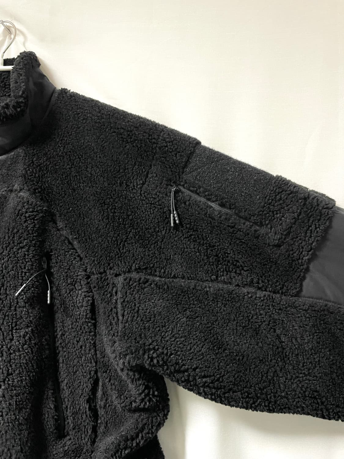 비헤비어 레벨3 택티컬 세미크롭 두툼한 뽀글이 플리스 자켓 100-105 상품이미지3