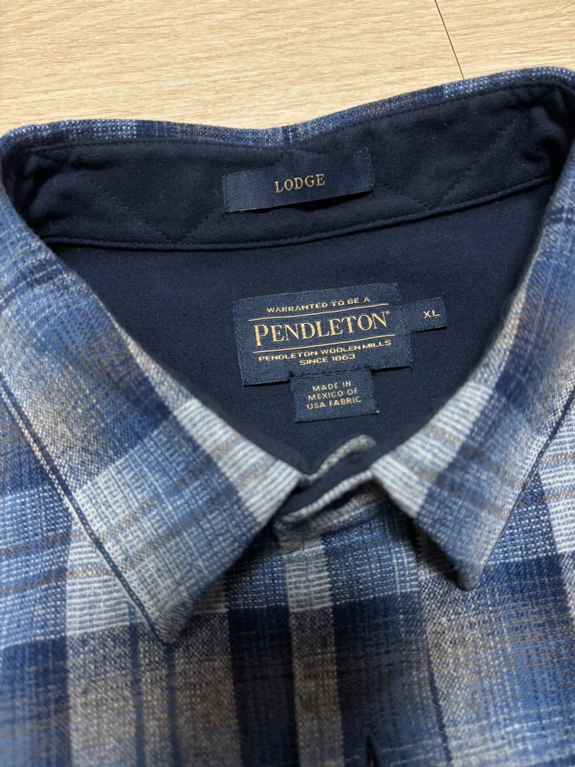 펜들턴 Pendleton 버진 울 플란넬 Lodge 셔츠 XL 상품이미지4