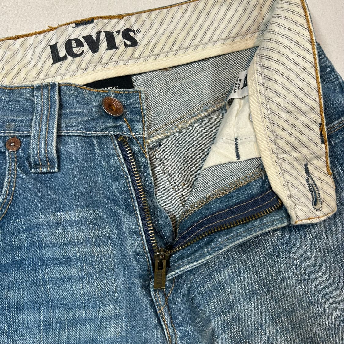 30inch) 리바이스 701 슬림 스트레이트 데님 청바지 상품이미지8