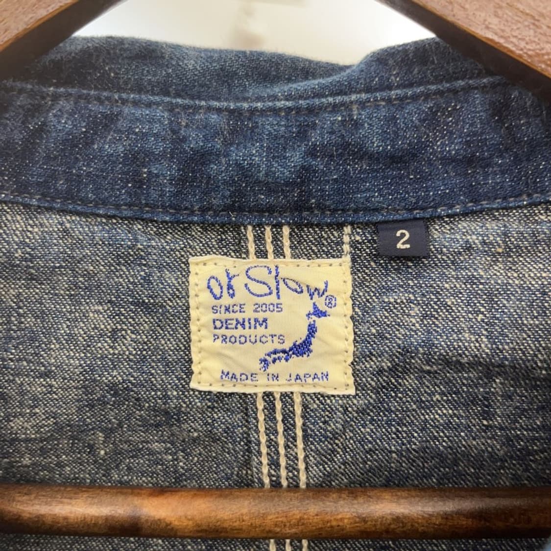 오슬로우 빈티지 재팬 데님 커버올 트러커 자켓  2 C09628 상품이미지5