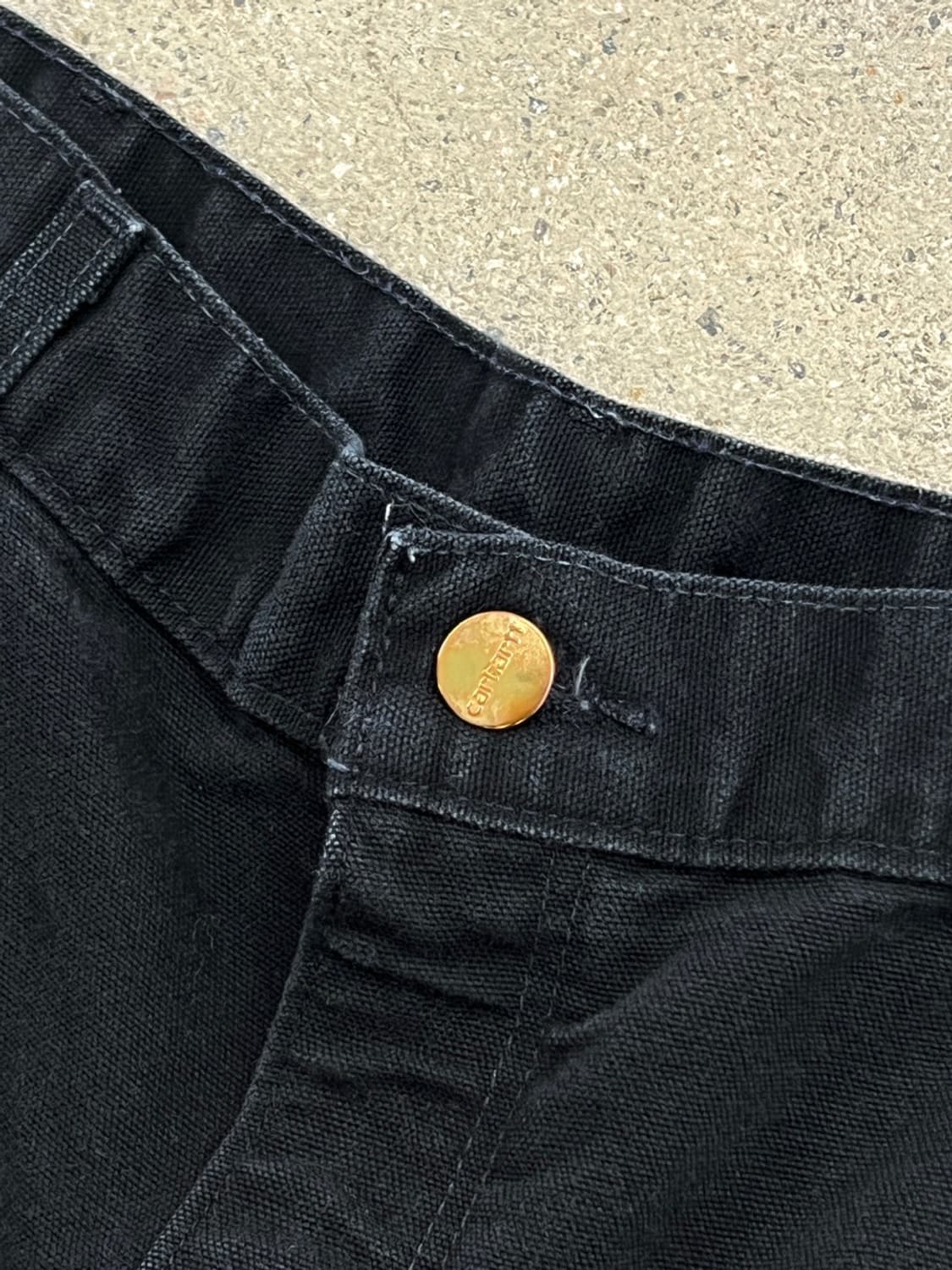 칼하트 블랙 더블니 팬츠 상품이미지7