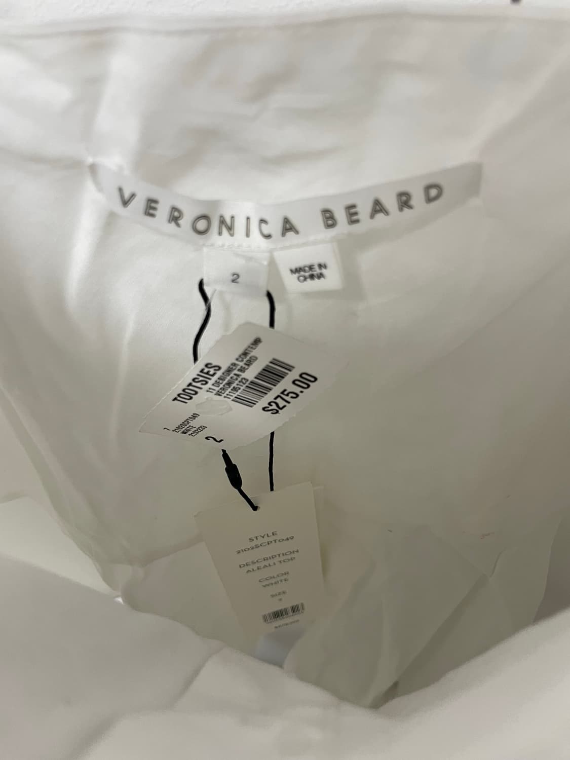 Veronica beard 베로니카 비어드 언발란스 탑 상품이미지3
