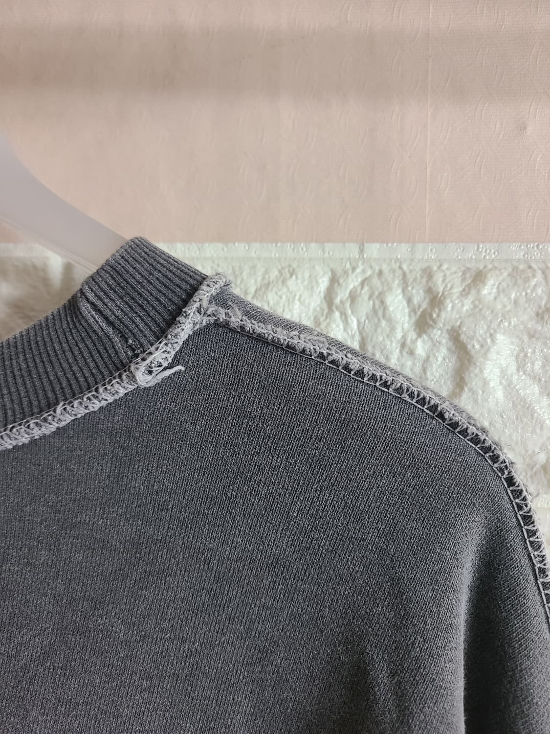 빈티지 오바로크 맨투맨 티셔츠(라지) 상품이미지5