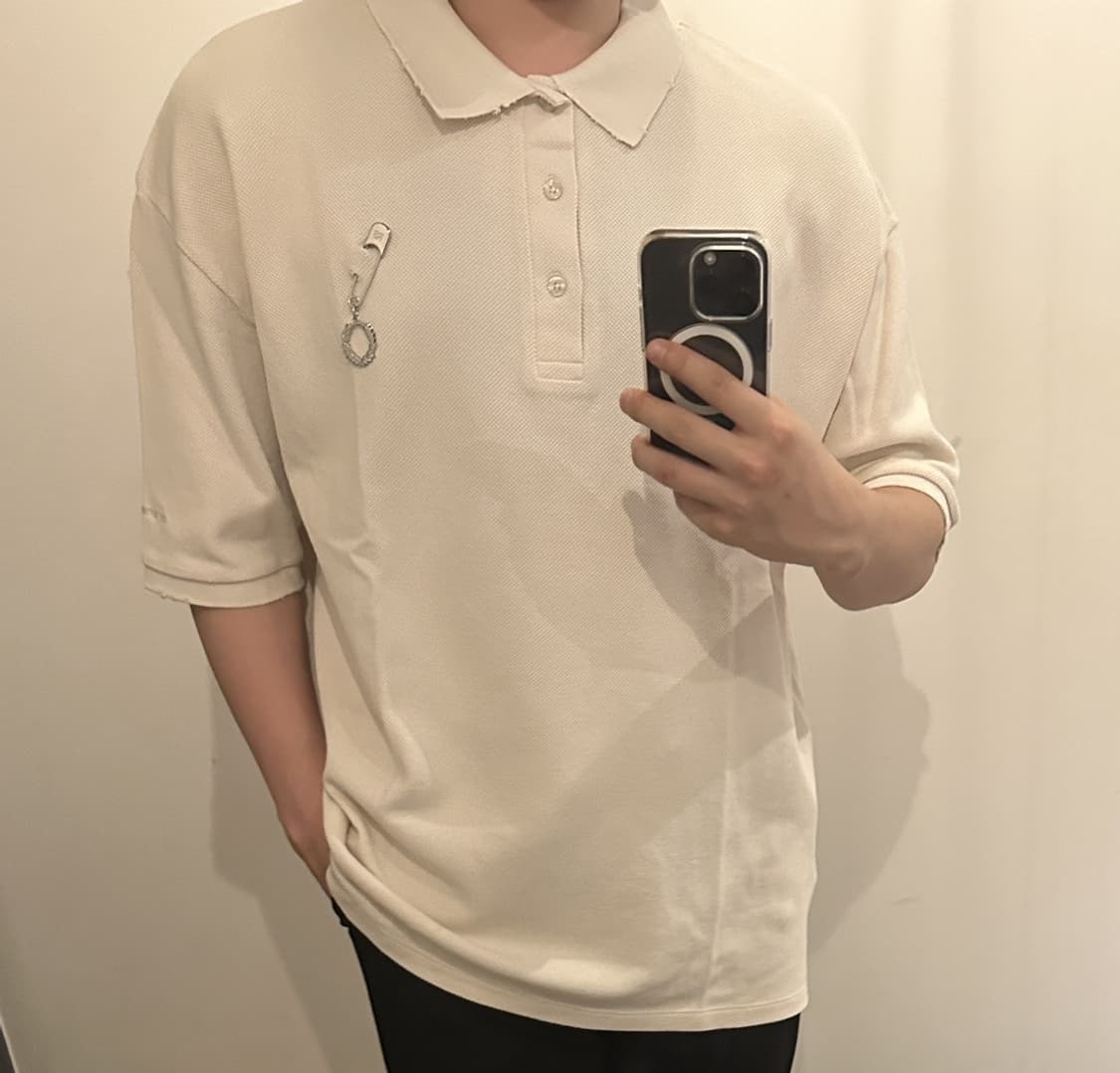 프레드페리 라프시몬스 오버사이즈 반팔 L 상품이미지9