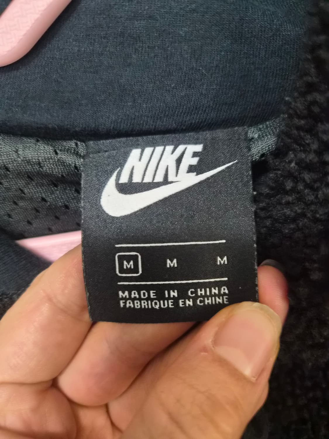 나이키 스우시 뽀글이 후드티 상품이미지2