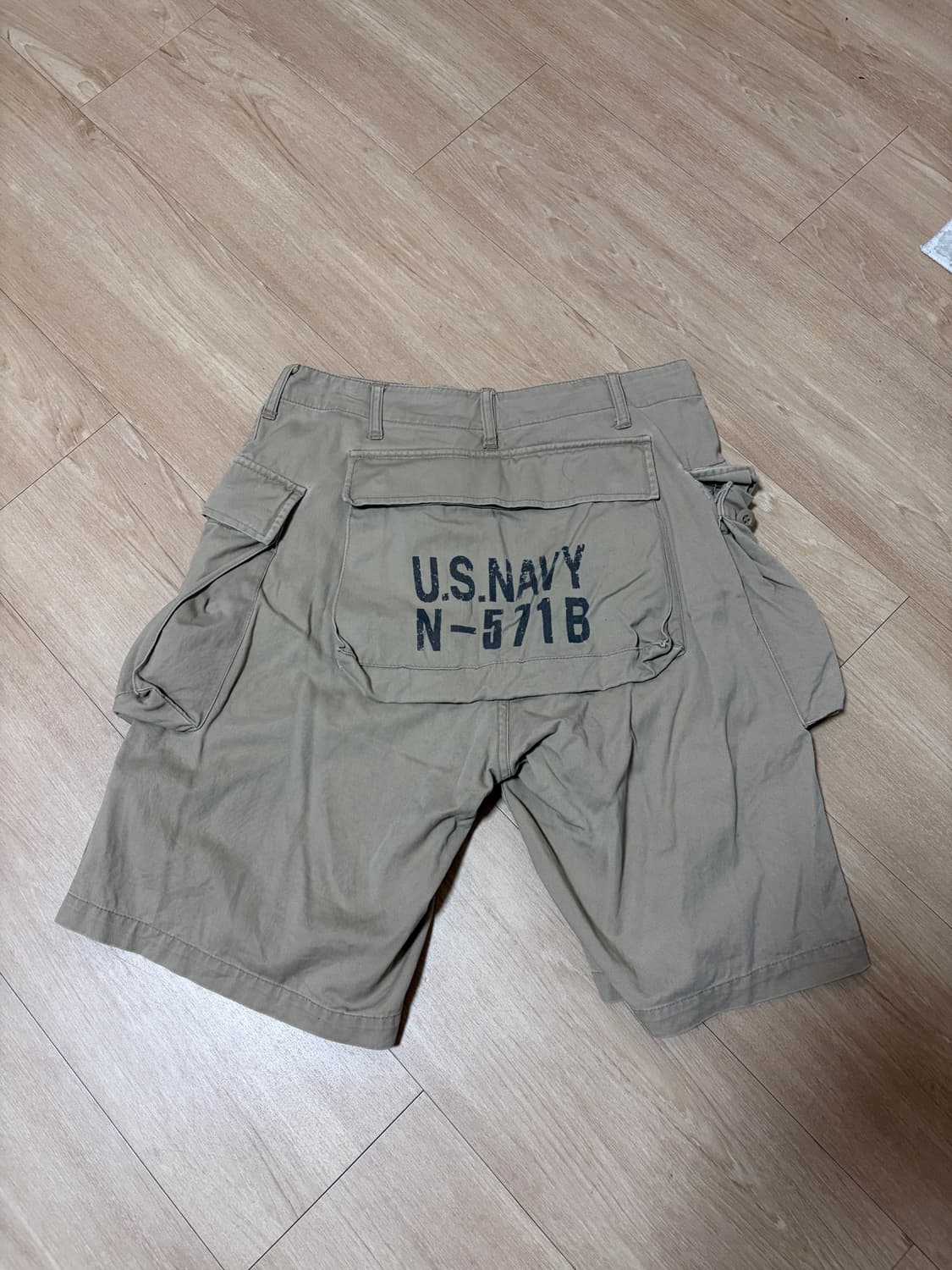 밀리터리 빈티지 카고 하프 팬츠  상품이미지3