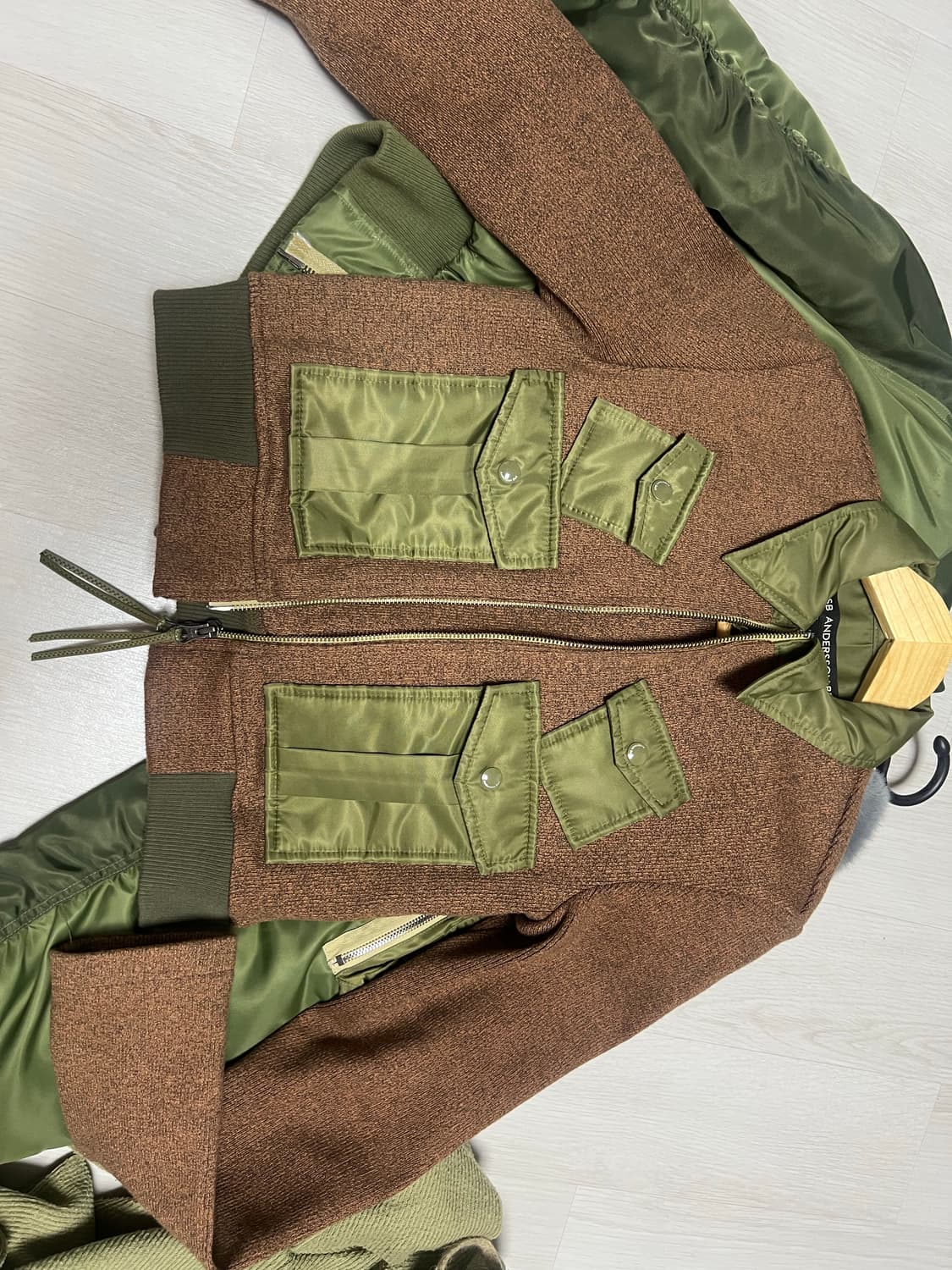 앤더슨벨 몰리멀티포켓 ma-1 가디건 상품이미지2