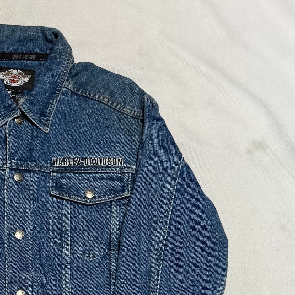 L 할리데이비슨 105주년 기념 데님 자켓 상품이미지1