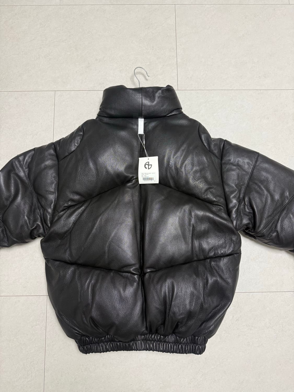 노매뉴얼 덕 다운 레더 패딩 / 가죽 상품이미지2