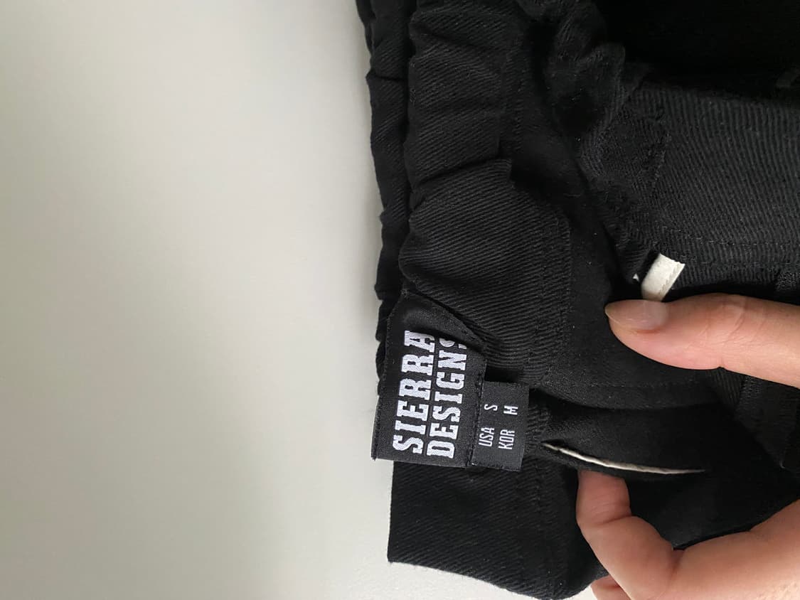 시에라디자인 COTTON CLIMBING PANTS BLACK 상품이미지5