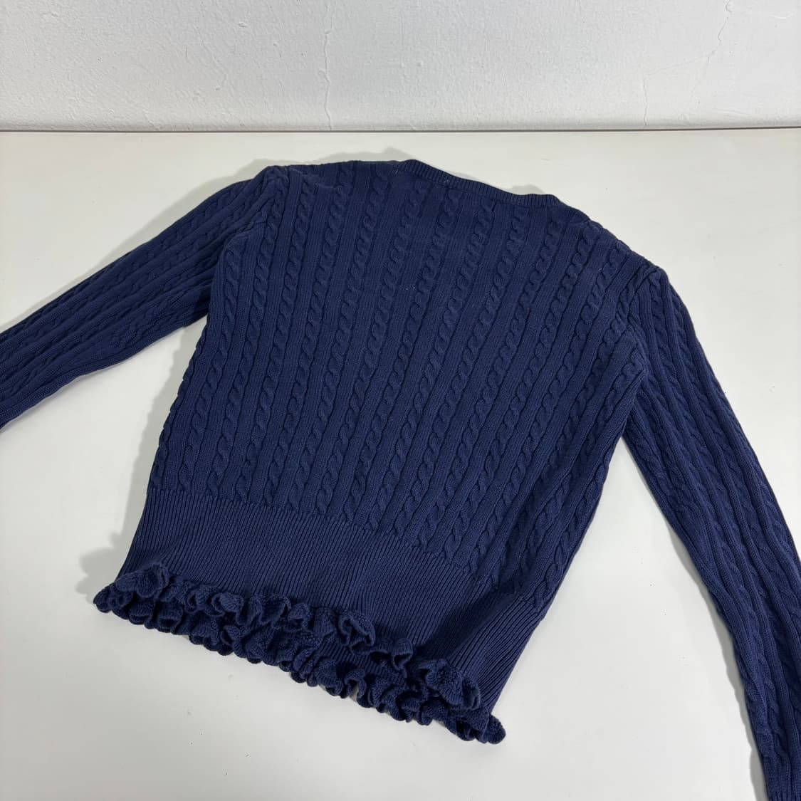 6M 폴로베이비 네이비 6개월 꽈베기가디건 상품이미지3