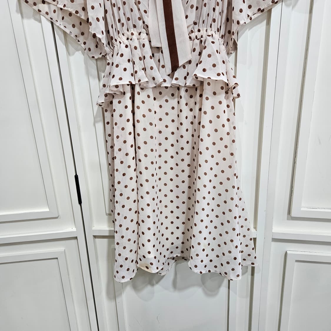 스나이델(snidel) 도트 리본 쉬폰 원피스 상품이미지5