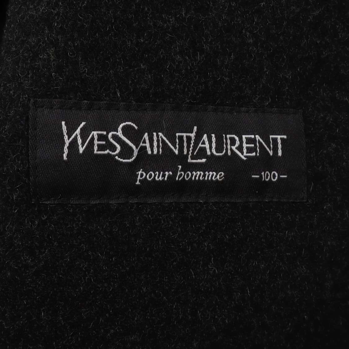 입생로랑 뿌르 옴므 ysl로고 울 하프 코트 상품이미지8