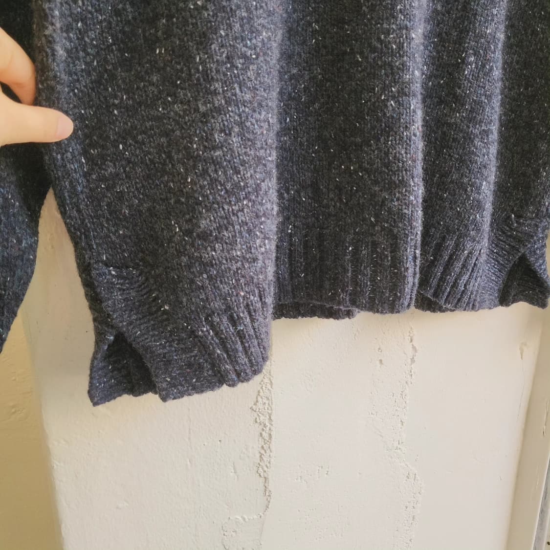 Studio CLIP 네이비 보카시 울니트 상품이미지5