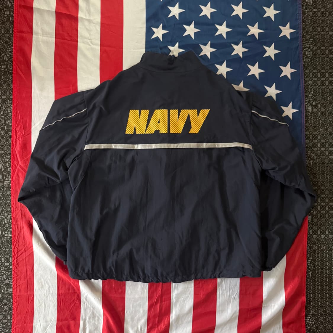 [M] 밀리터리 미 해군 NAVY 바람막이 러닝 자켓 -1 상품이미지6