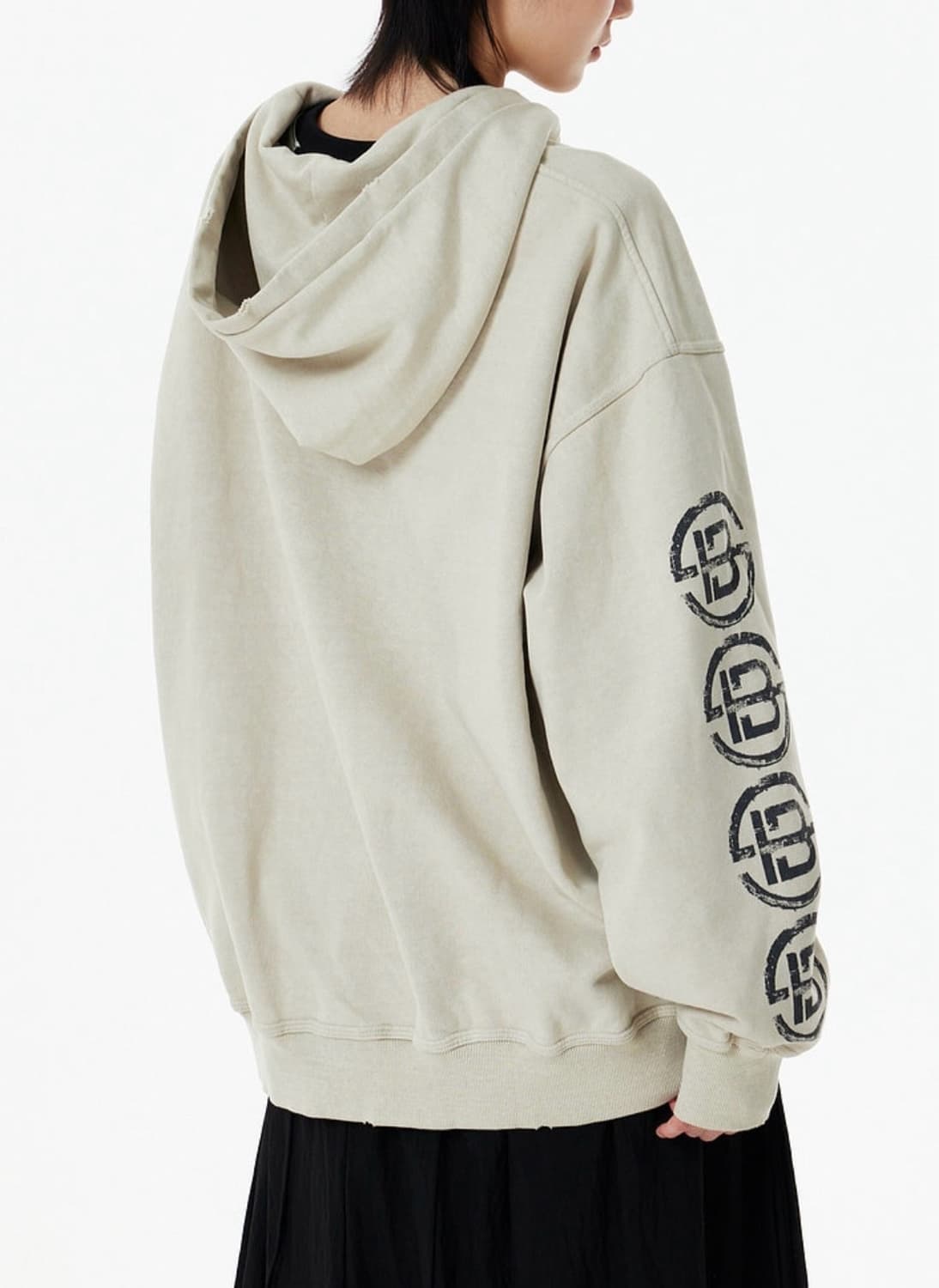 스튜디오톰보이 데미지 후드집업 상품이미지2