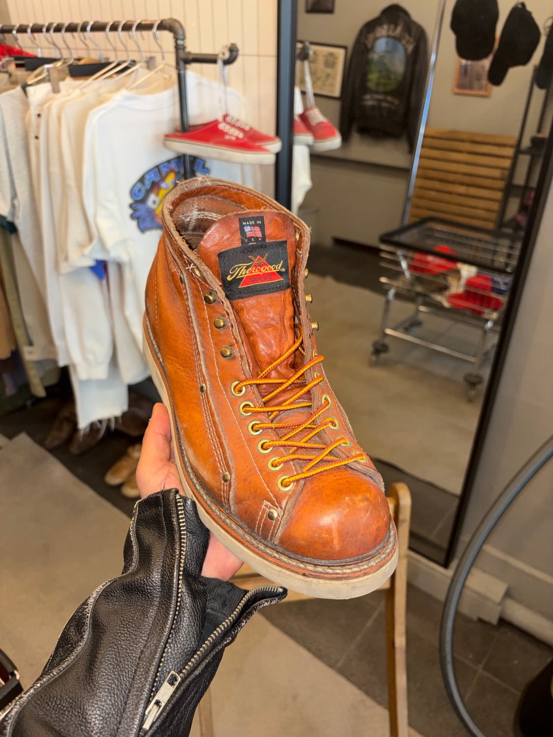 Thorogood USA monkey roofer leather boot 상품이미지5