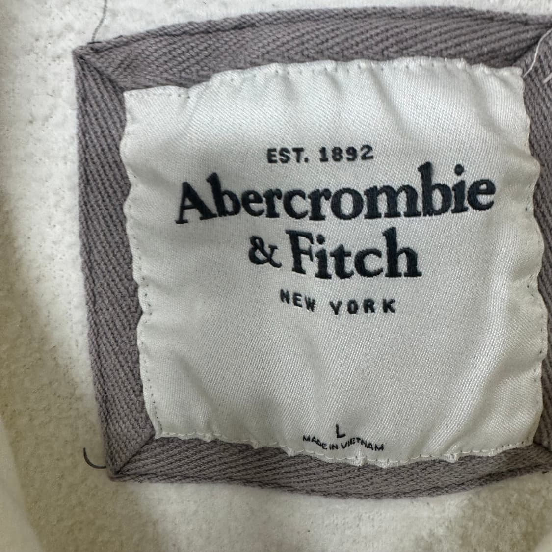 아베크롬비 아치로고 풀오버 집업 상품이미지3
