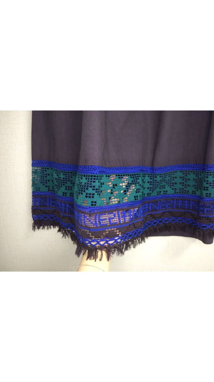 Ne-net 네넷냐 딥퍼플 자수 스커트 상품이미지4