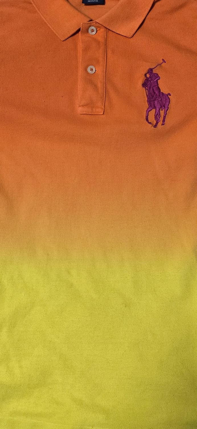 랄프로렌 여성 카라티 XS 오렌지 그라데이션 상품이미지5