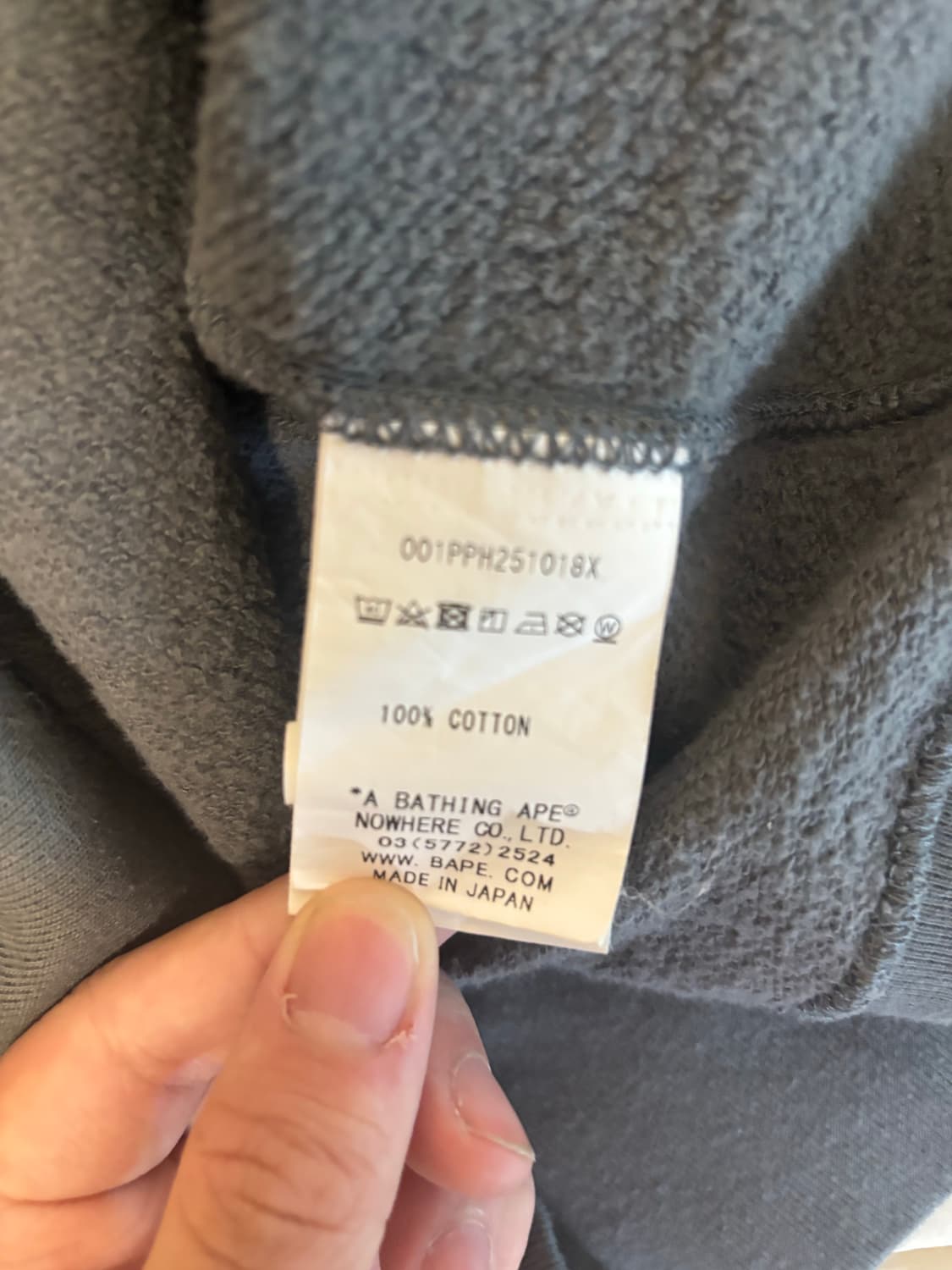 베이프 후드집업 흑계 XL 상품이미지2